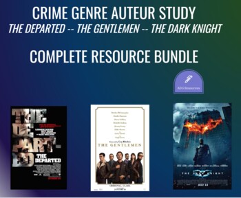 Preview of Film Study - Crime Genre Auteur: COMPLETE RESOURCE BUNDLE