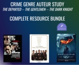 Film Study - Crime Genre Auteur: COMPLETE RESOURCE BUNDLE