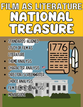 Preview of Film Study/Film as Literature National Treasure ELA Standards-Based Movie Guides