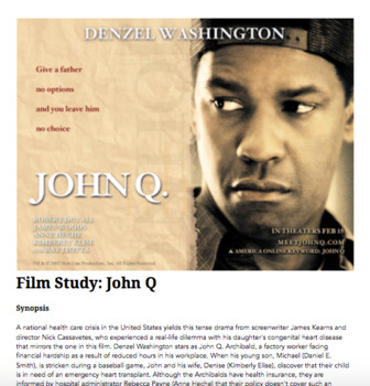 essay on john q the movie