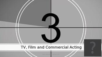 Preview of Film, TV and Commercial Acting (Grades 3-12)