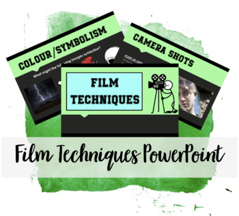 Preview of Film Techniques PowerPoint