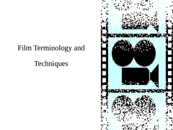 Preview of Film Terminology PowerPoint SlideShow