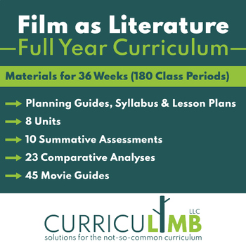 Preview of Film as Literature | Film Analysis | Full Year Curriculum | SAVE 30%
