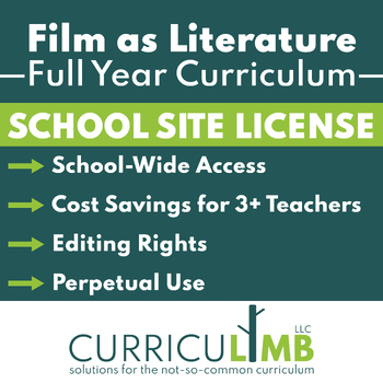 Preview of Film as Literature | Film Analysis | Full Year Curriculum | School Site License