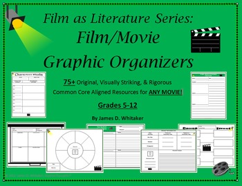 Preview of Film as Literature Movies Film Resources and Graphic Organizers