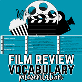 Film review vocabulary presentation