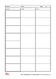 Filmmaking Storyboard Template