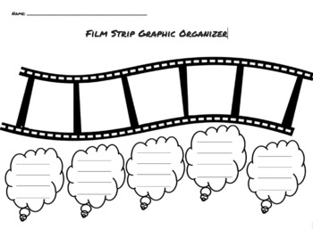 Preview of Filmstrip Graphic Organizer