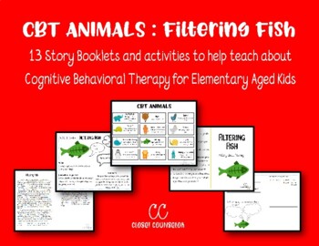 Filtering Fish- CBT Animals Freebie! (Cognitive Distortions) by Closet Counselor