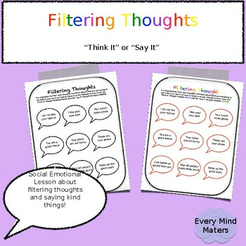Filtering Thoughts-