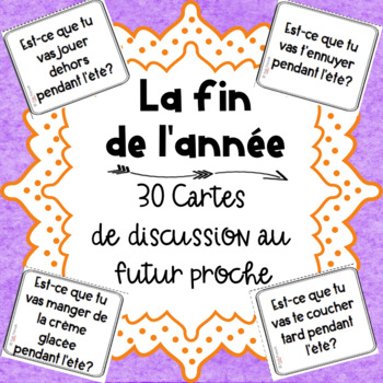 Fin D Annee Cartes De Discussion Au Futur Proche By Fab French