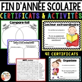 French End of Year Activities - Fin d'année scolaire (Acti