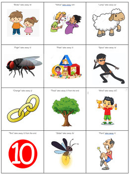 Preview of Final 3 and 4 Phoneme Picture Cards