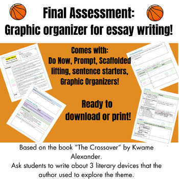 Preview of Final Assessment: The Crossover Graphic Organizer