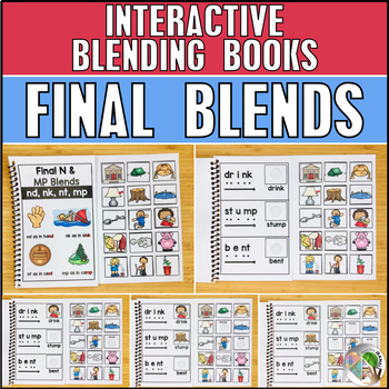 Final Blends Blending & Segmenting Books (5 Books) - Final Blends ...