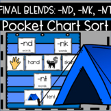 Final Blends ND, NK, and NT Pocket Chart Sort