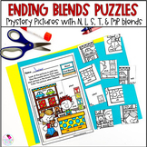 Ending Blends Worksheets Phonics Puzzles for 1st Grade - F