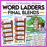Final Blends Word Ladders, Final Ending Blends Word Chaini