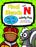 Final Blends with N ng, nk, nd, nt Activity Pack