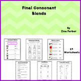 Final Consonant Blends Activities Grade 1 and 2 Phonics Ac