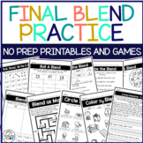 Final Consonant Blends Phonics Worksheets, Games & Activit