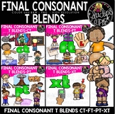 Final Consonant Blends -T Clip Art Sets {Educlips Clipart}