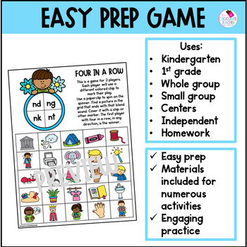 worksheets nk ng phonics Blends by nt Final ng, nd, Ending Consonant Sounds The nk,