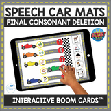 Final Consonant Deletion CVC Speech Therapy Car Mats Inter