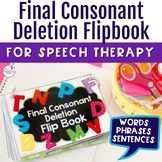 Interactive Phonology FLIP BOOK For Final Consonant Deletion