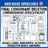 Final Consonant Deletion Speech Packet - Articulation Acti