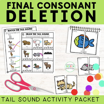 Preview of Final Consonant Deletion Tail Sound Packet