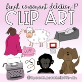 CLIP ART: Final Consonant Deletion /p/ + Minimal Pairs