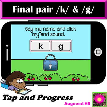 Preview of Final Consonant Minimal Pairs K and G