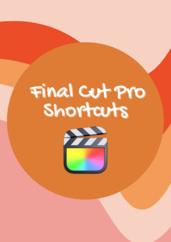 Preview of Final Cut Pro Short Cuts ABC Printable (Color & B&W)