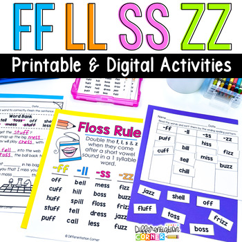 Rule: Double consonants ff, ll zz and ss - Studyladder