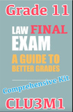 Final Exam Kit - Grade 11 Law (CLU3M)