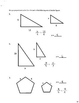Final Exam Review Packet - 7th Grade Math - Answer Key by ...