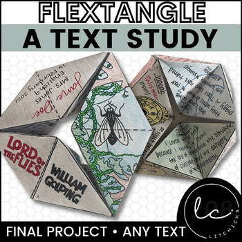 Preview of Final Project for Novel or Short Story (Flextangle)- ANY TEXT