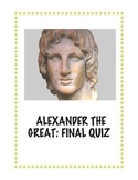 Final Quiz or Review Activity: Alexander the Great