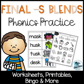 Preview of Final S Blends Phonics (Ending S Blends)