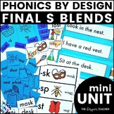 Phonics By Design Final S Blends SK SP & ST Mini Unit: End