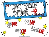 Final, Stable Syllable Activity Pack