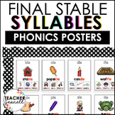 Final Stable Syllables Poster Set