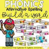 Final Syllables & Syllable Juncture Build a Word - Phonics