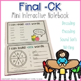Final -ck Mini Interactive Notebook