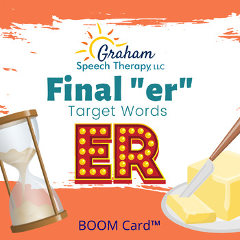 Preview of Final "er" Target Words BOOM Card™