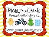 Final /k/ & /g/ Picture Cards