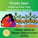 Finally Seen by Kelly Yang comprehension questions
