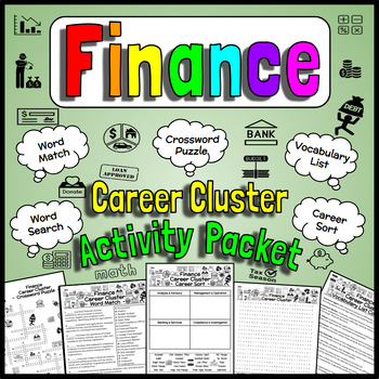 Preview of Finance Career Cluster- Activity Packet